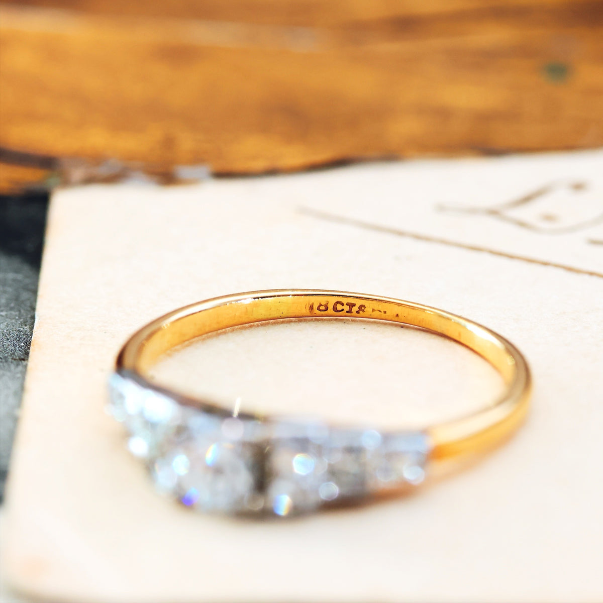 Fine Vintage Art Deco Diamond Engagement Ring
