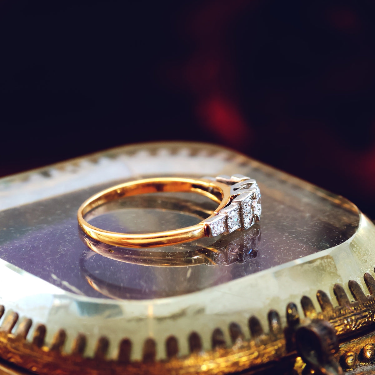 Fine Vintage Art Deco Diamond Engagement Ring