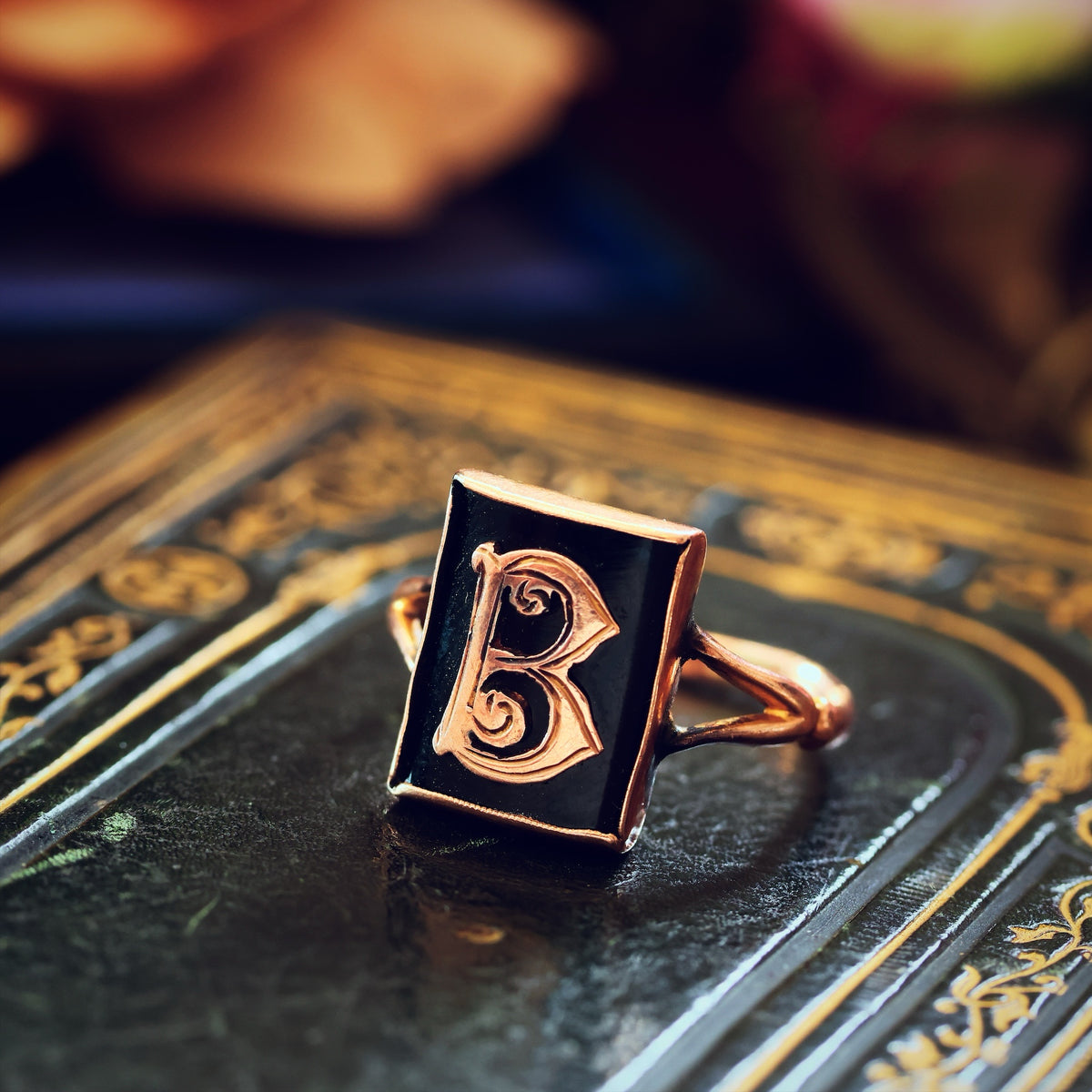 Vintage 1950's Initial 'B' Signet Ring