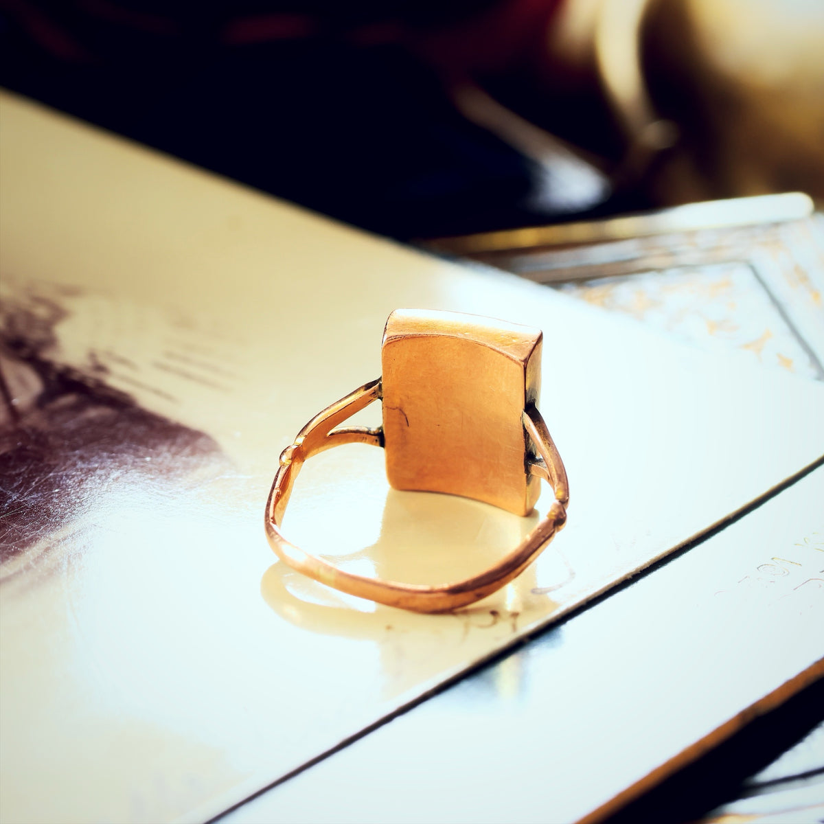 Vintage 1950's Initial 'B' Signet Ring