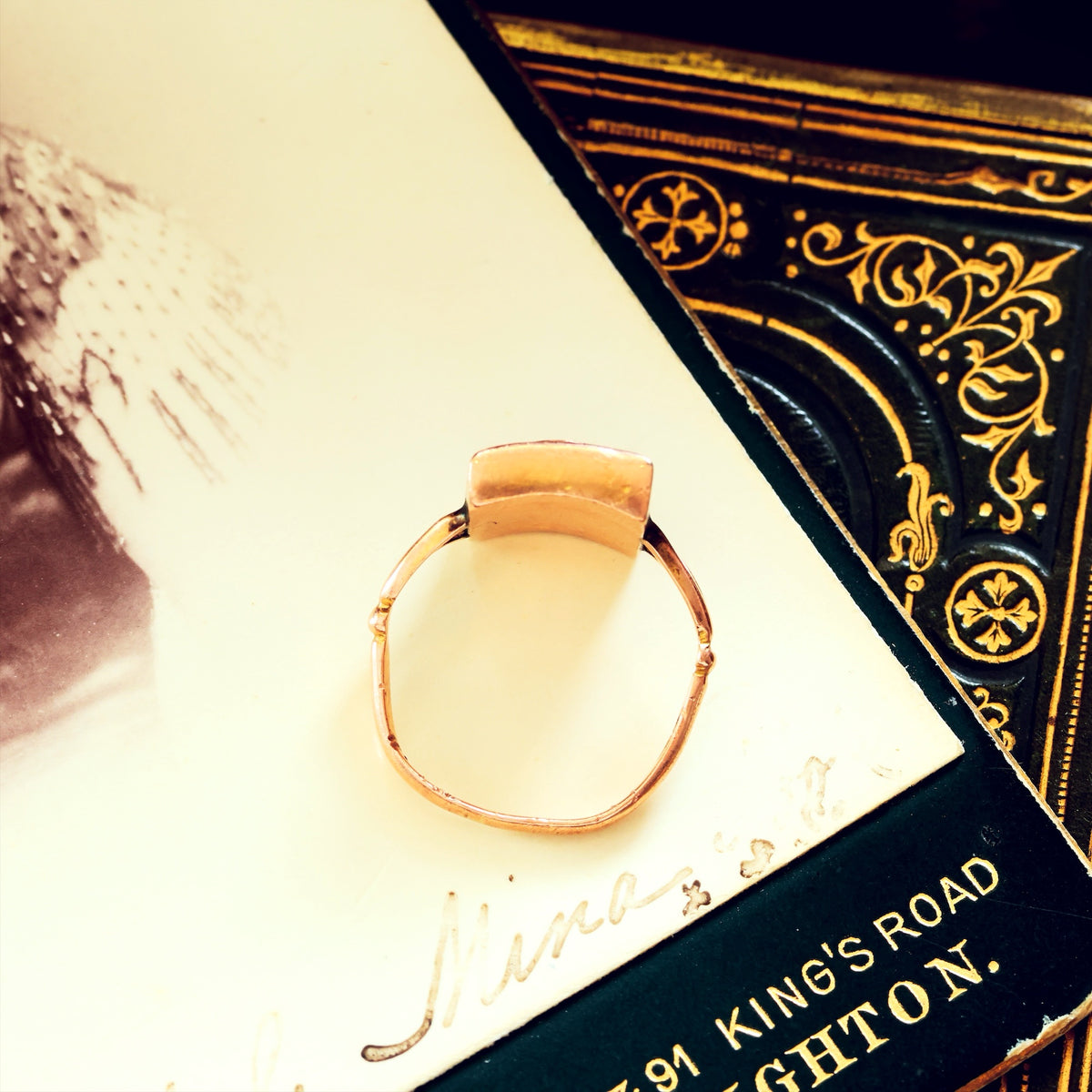 Vintage 1950's Initial 'B' Signet Ring