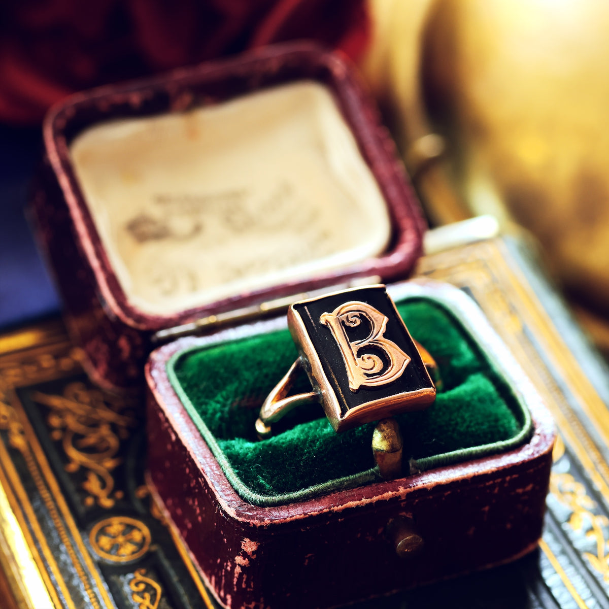 Vintage 1950's Initial 'B' Signet Ring