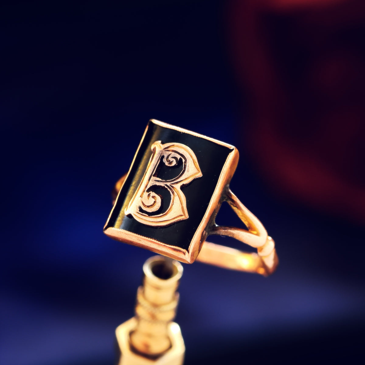 Vintage 1950's Initial 'B' Signet Ring