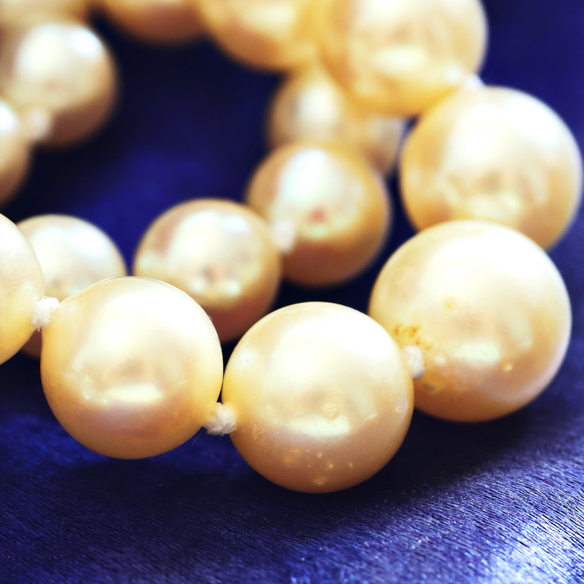 Sublime Vintage Cultured Saltwater Pearl Necklace