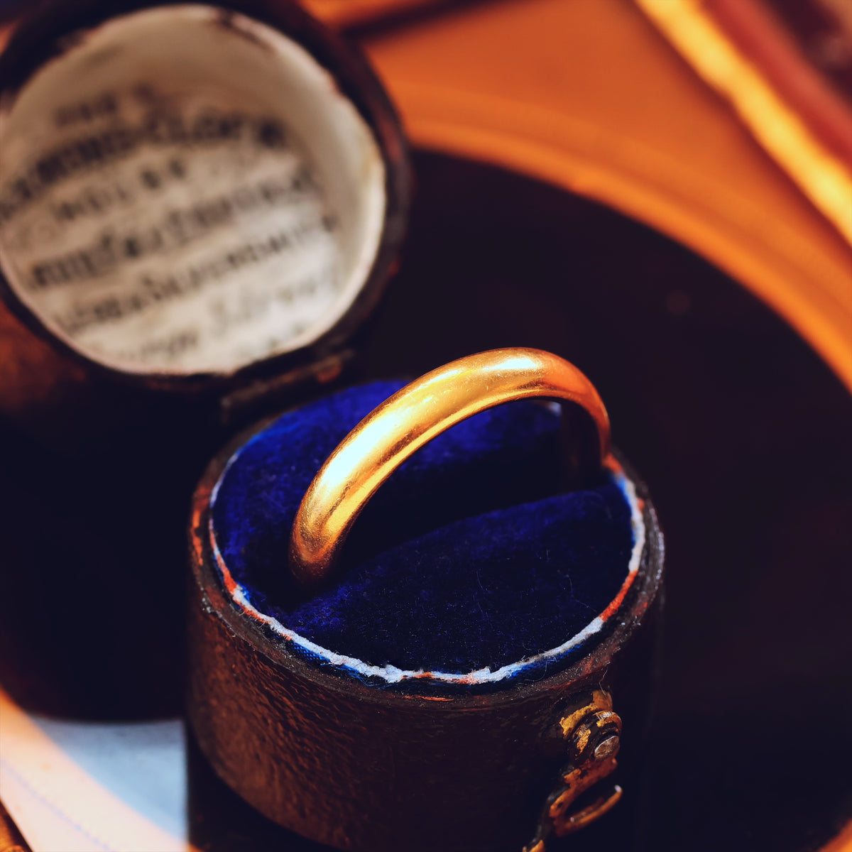 Vintage Date 1927 22ct Gold Wedding Ring