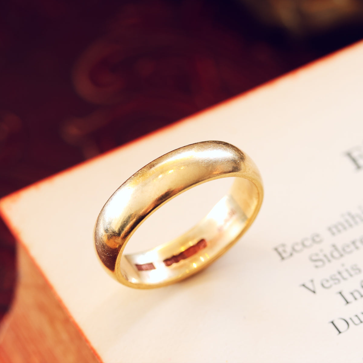 Scarce Vintage Date 1951 Men's Wedding Ring