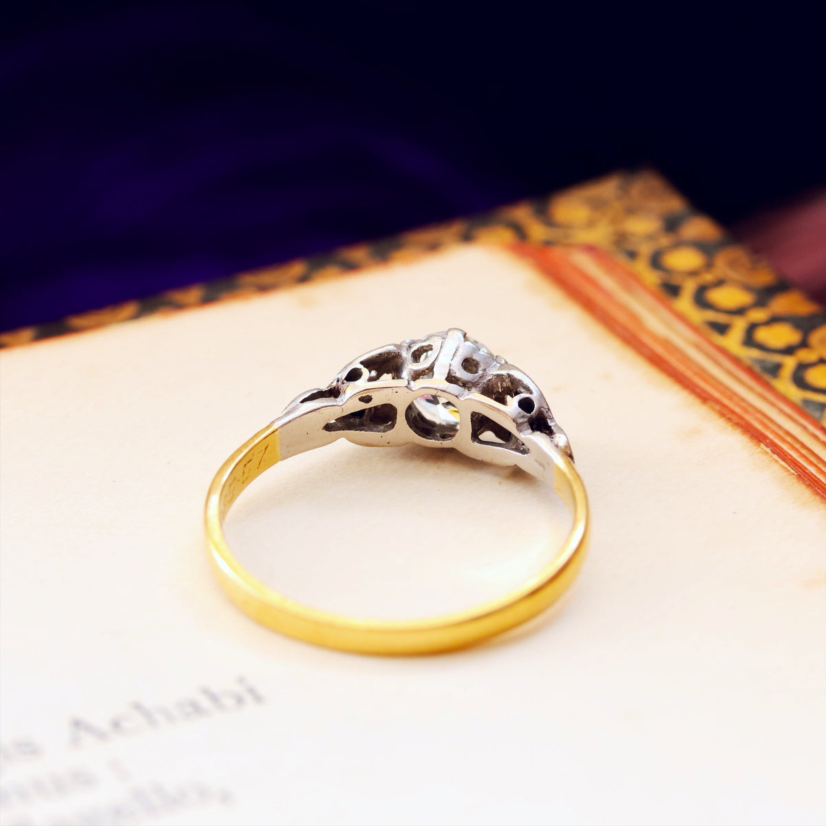 Vintage Date 1957 Diamond Engagement Ring