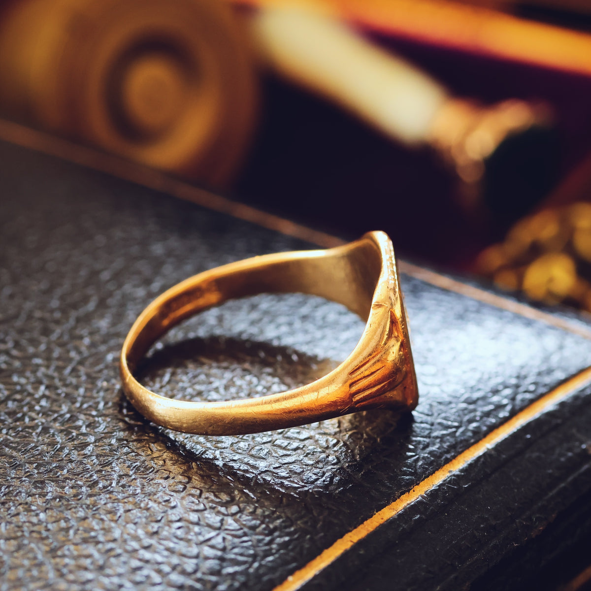 Vintage Date 1961 'Guiding Star' Diamond Signet Ring