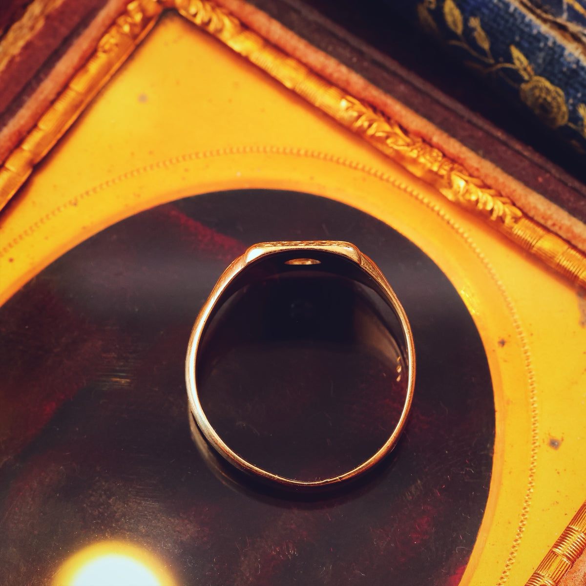 Vintage Date 1961 'Guiding Star' Diamond Signet Ring