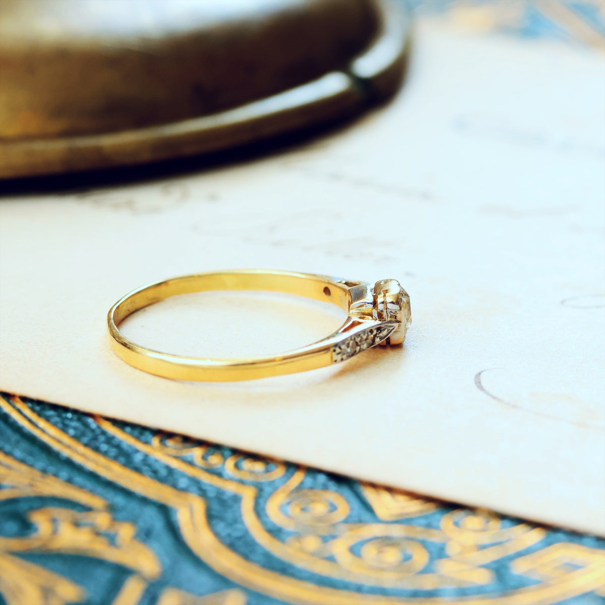 Dearest! Vintage Edwardian Diamond Engagement Ring