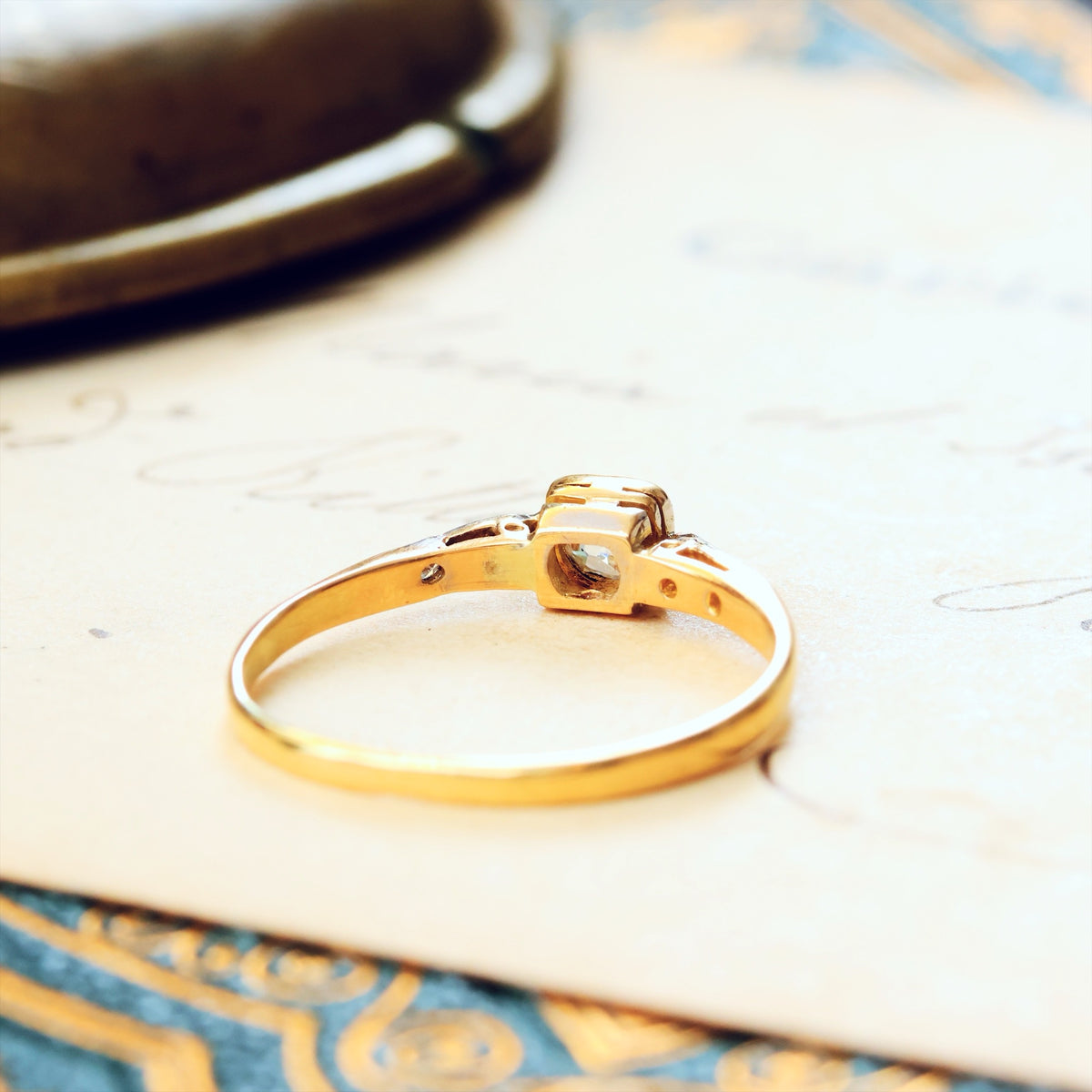 Dearest! Vintage Edwardian Diamond Engagement Ring