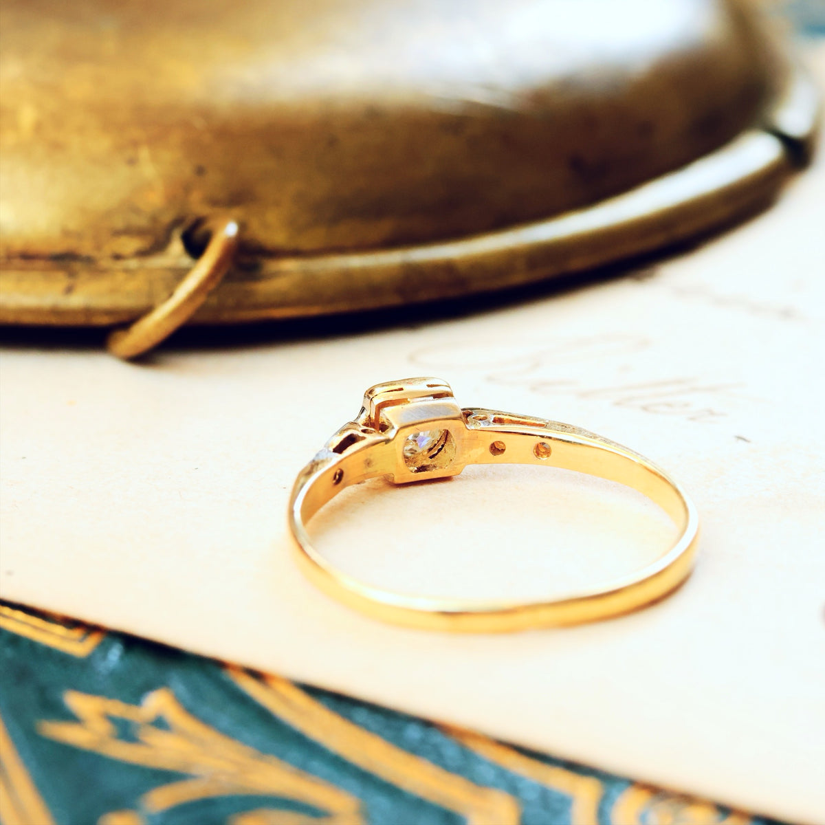 Dearest! Vintage Edwardian Diamond Engagement Ring