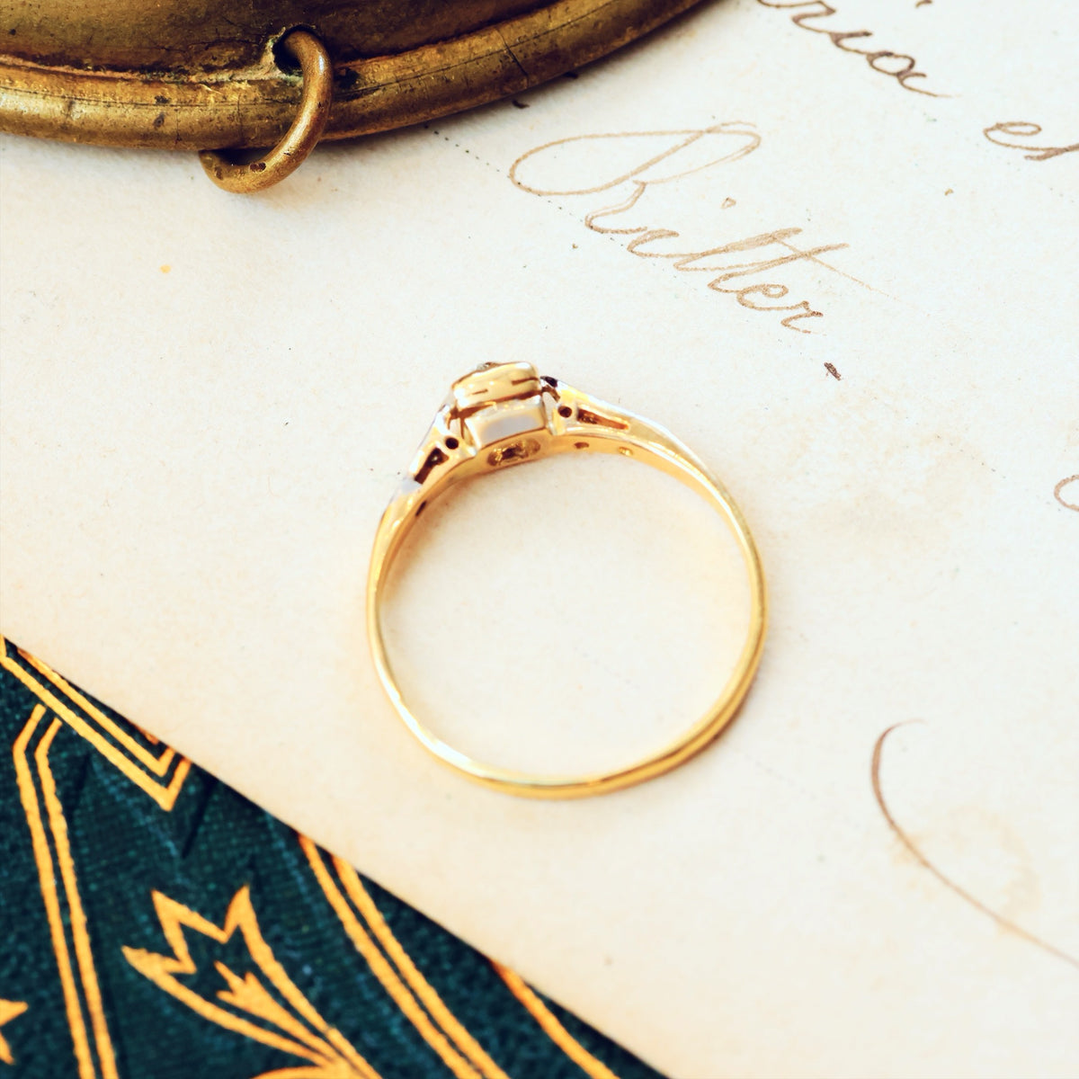 Dearest! Vintage Edwardian Diamond Engagement Ring