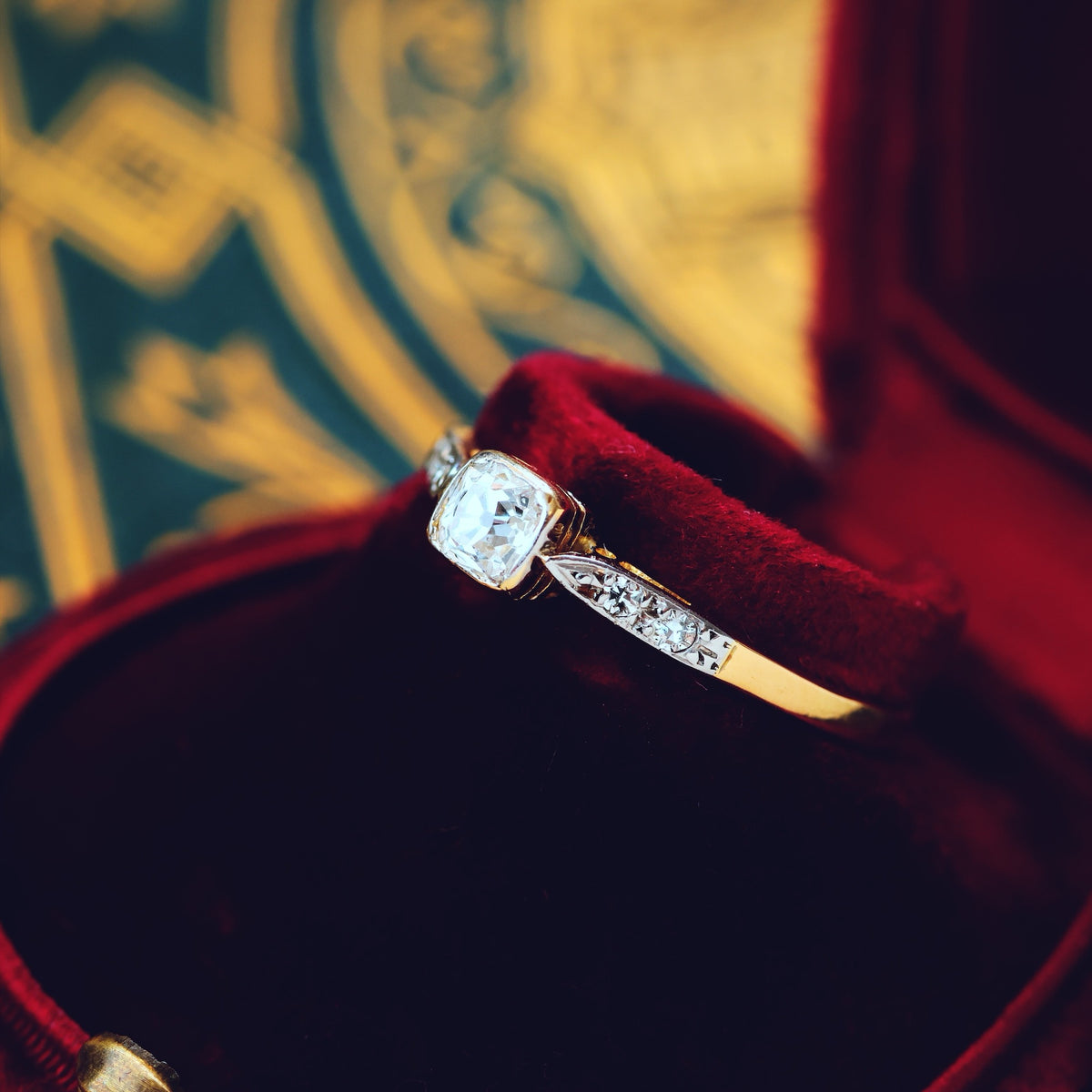 Dearest! Vintage Edwardian Diamond Engagement Ring