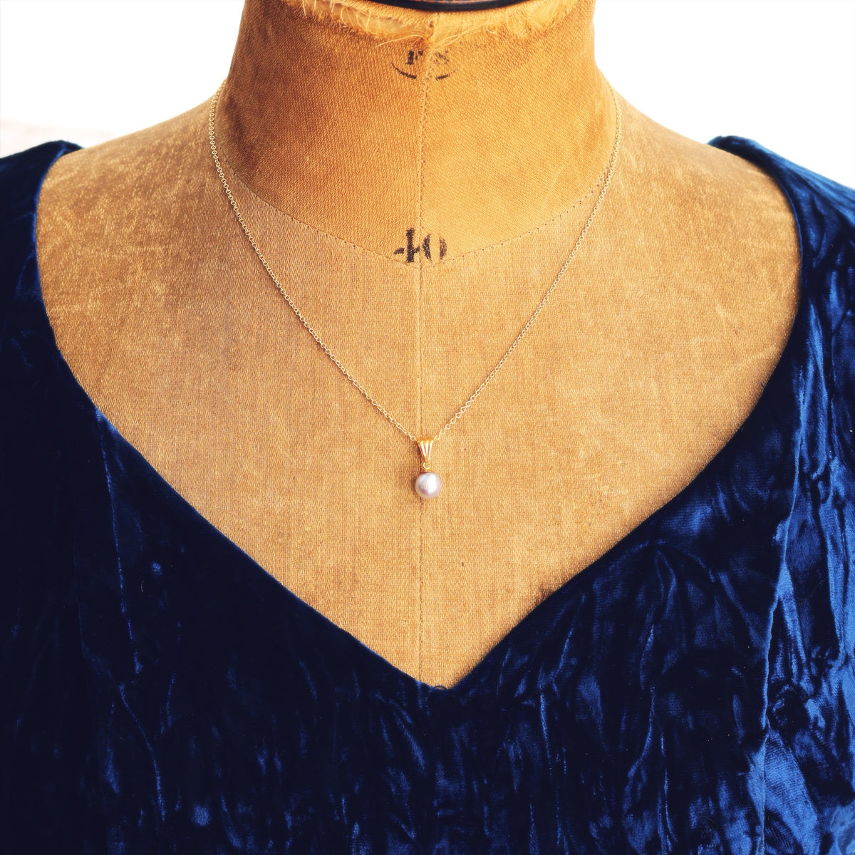 Vintage Moonglow Pearl Pendant
