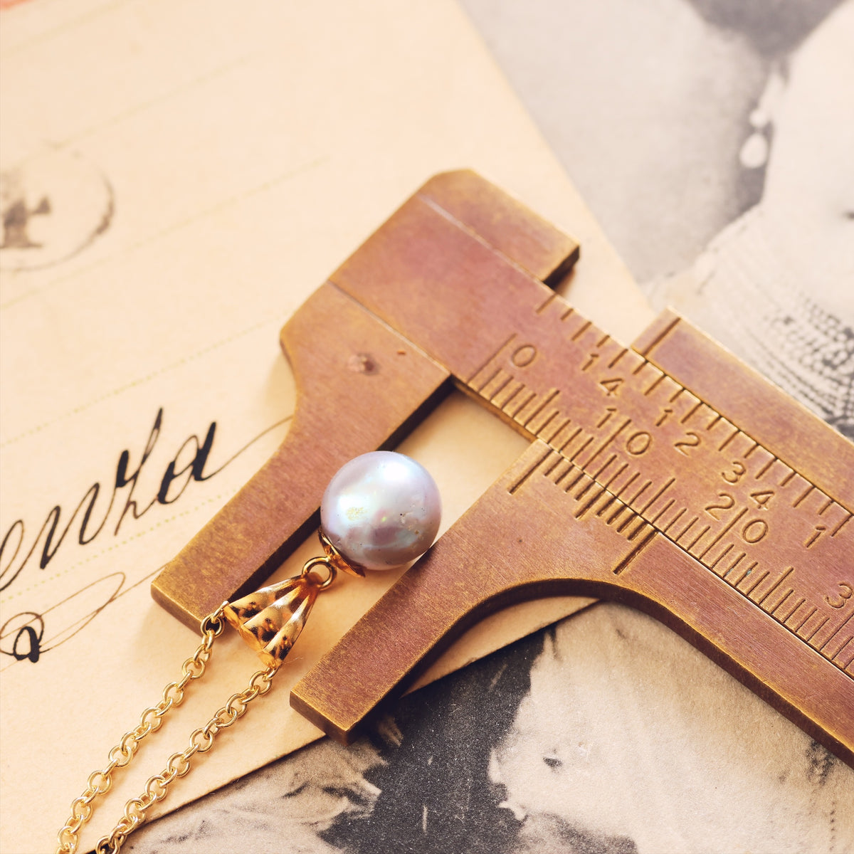 Vintage Moonglow Pearl Pendant