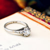 Vintage One Carat Platinum & Diamond Engagement Ring