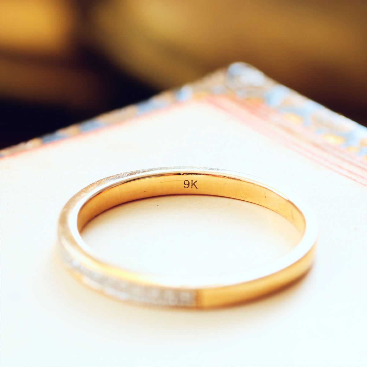 Vintage Style Diamond Half Eternity Ring