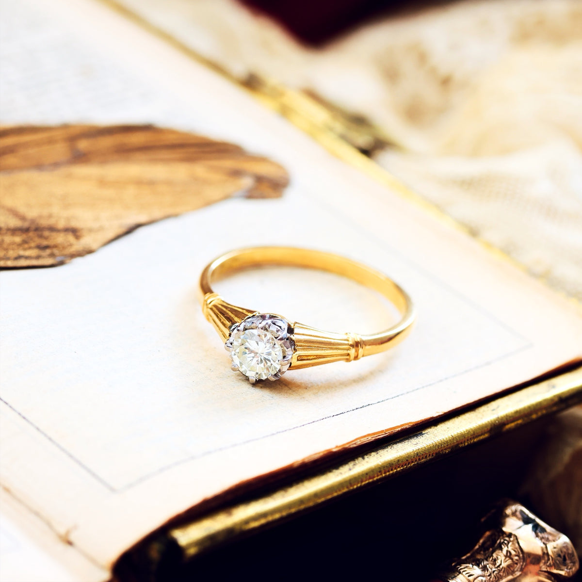 Vintage 'Tiffany' Style Diamond Engagement Ring