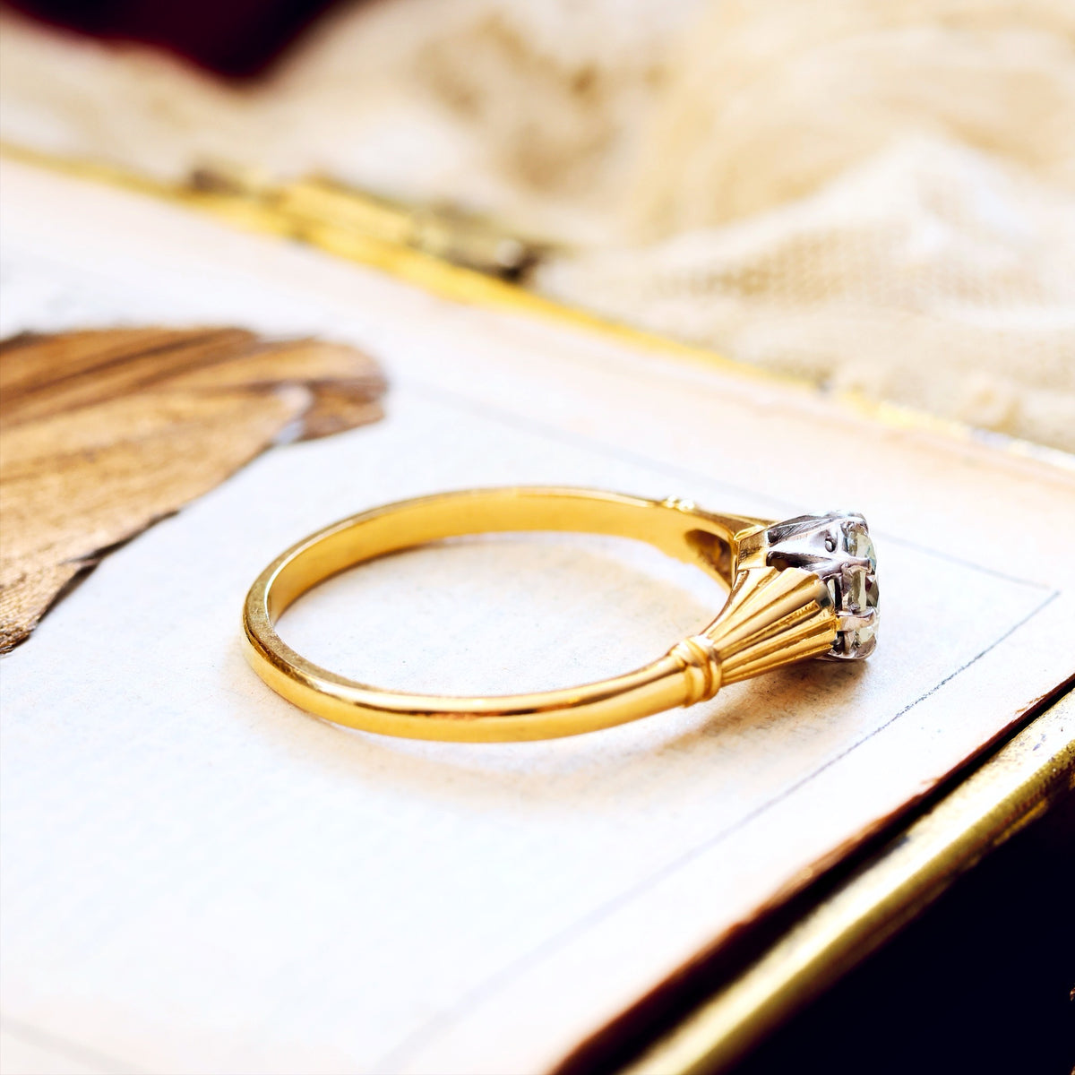 Vintage 'Tiffany' Style Diamond Engagement Ring