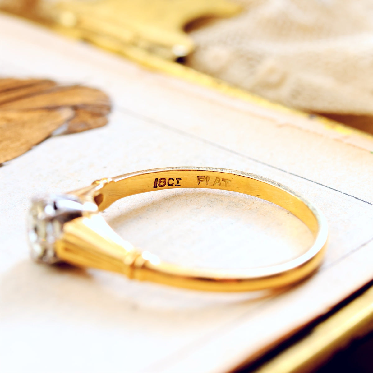 Vintage 'Tiffany' Style Diamond Engagement Ring