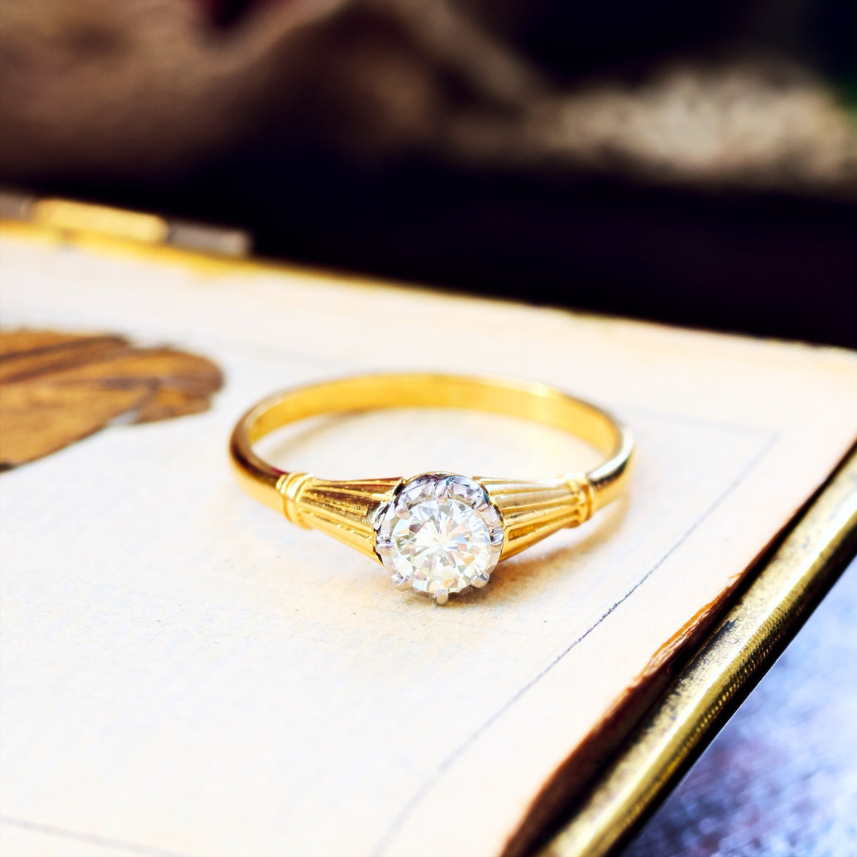 Vintage 'Tiffany' Style Diamond Engagement Ring