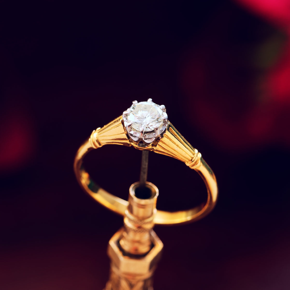 Vintage 'Tiffany' Style Diamond Engagement Ring
