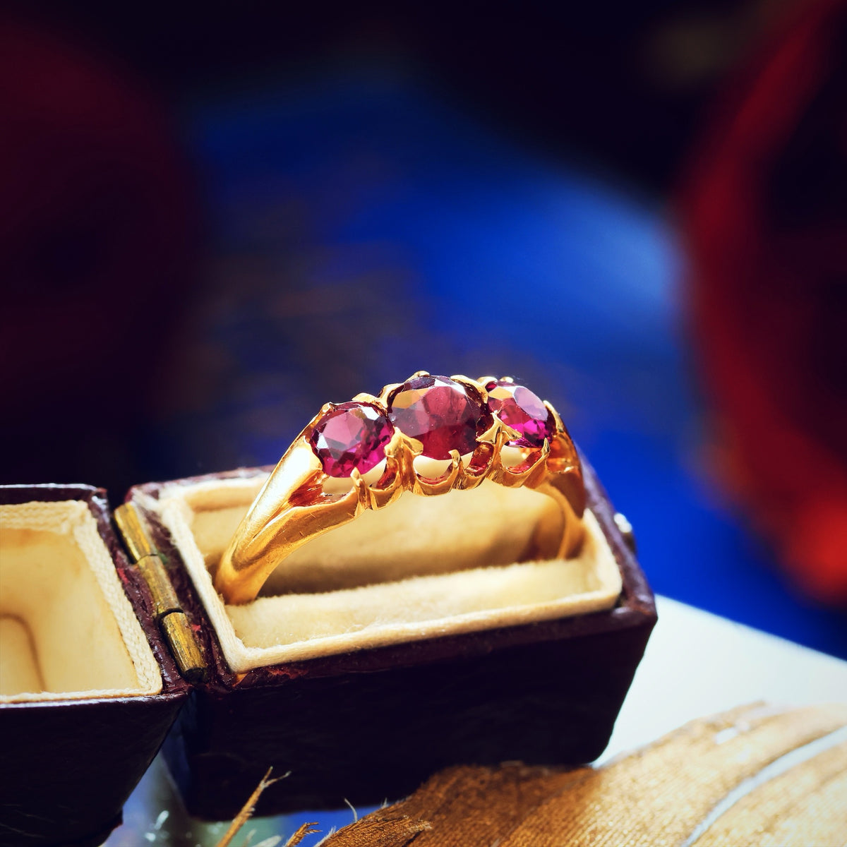 A Romantic Antique Pink Tourmaline Ring