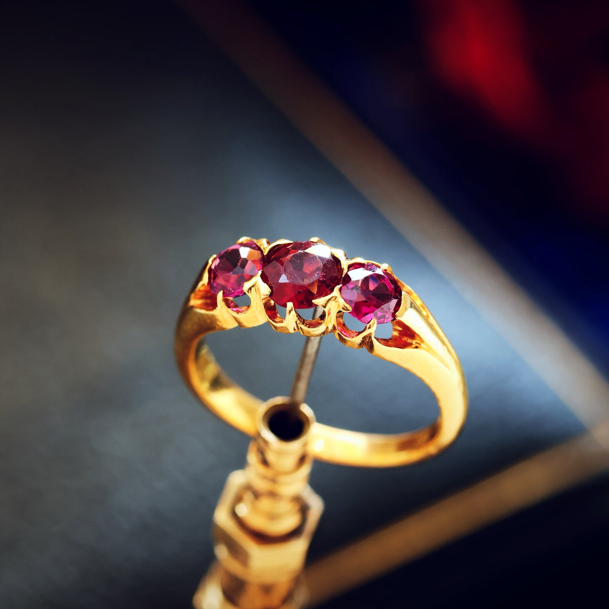 A Romantic Antique Pink Tourmaline Ring