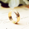Vintage Date 1997 Shiny Faceted 9ct Gold Band
