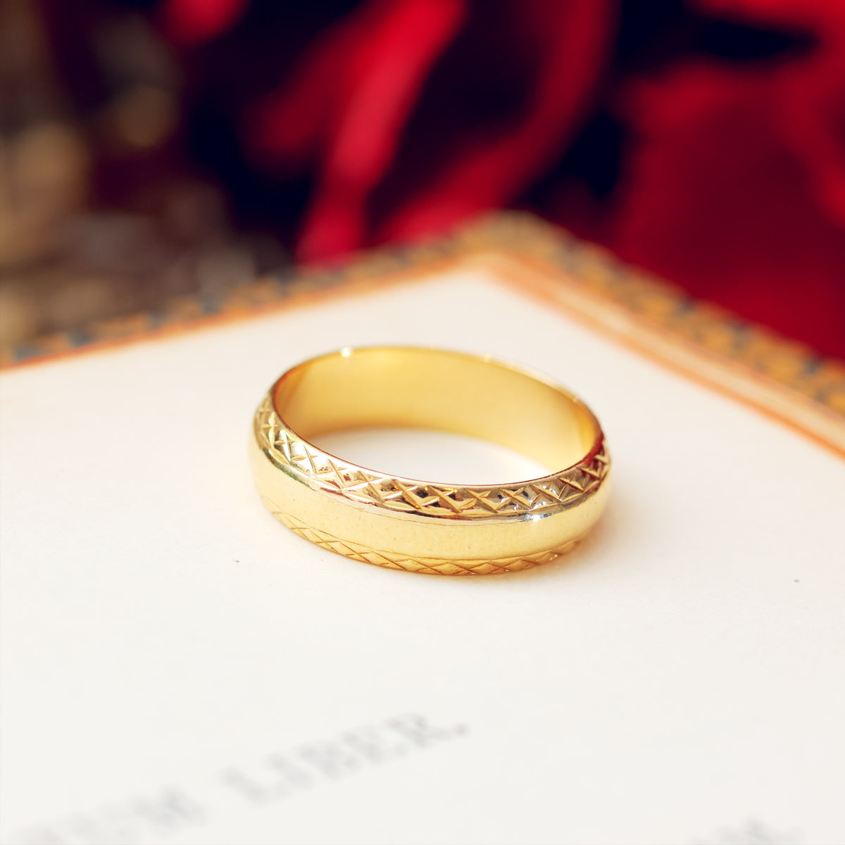 Vintage 1990's 9ct Gold Band