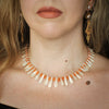 Mmmarvellous Mother of Pearl and Coral Collarette