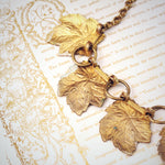 Vintage Vines! Enamelled Garland Necklace