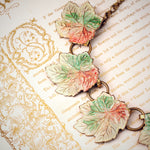 Vintage Vines! Enamelled Garland Necklace