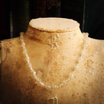 Delightful 1920's Rock Crystal Bead Necklace