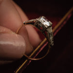 Vintage Antique Art Deco Diamond Engagement Ring