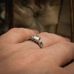 Vintage Antique Art Deco Diamond Engagement Ring