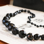 Victorian French Jet Bead Necklace