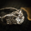 So Decadent!! Vintage Art Deco Diamond Engagement Ring