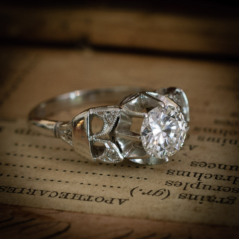 Vintage Art Deco Diamond Engagement Ring