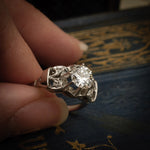 So Decadent!! Vintage Art Deco Diamond Engagement Ring