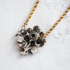 Precious Antique Georgian Floral Rose Cut Diamond Necklace