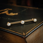 Antique Vintage Diamond Bar Brooch Pin