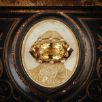Antique Art Nouveau Citrine Brooch