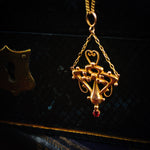 Antique Edwardian 9ct Gold Pendant 