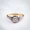  Dramatic Art Deco Diamond Engagement Ring