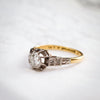  Dramatic Art Deco Diamond Engagement Ring