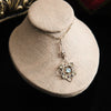 Ethereal Antique Edwardian Aquamarine & Seed Pearl Pendant