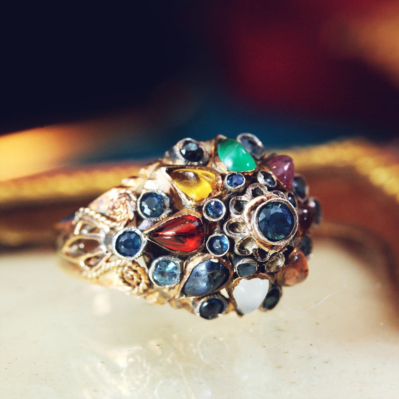 Exotic Vintage Thai Princess Harem Ring