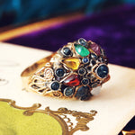 Exotic Vintage Thai Princess Harem Ring